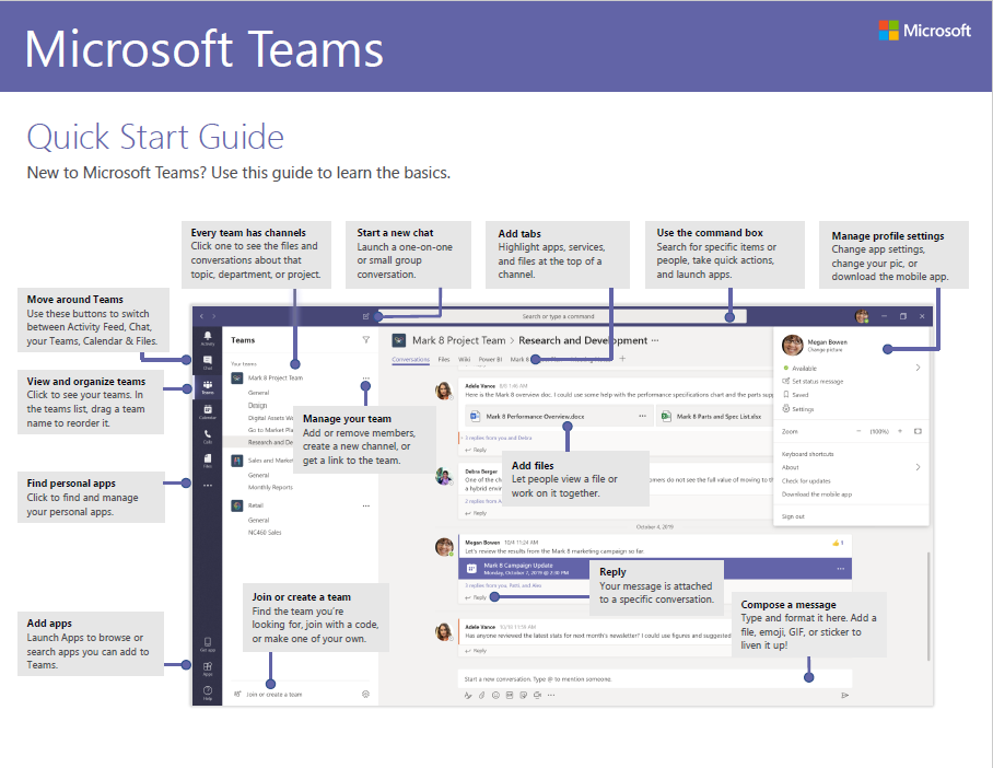 Microsoft Teams Quick Start Guide