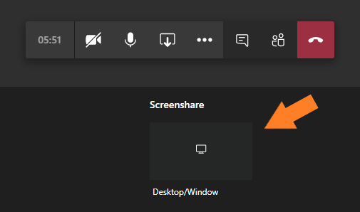 Microsoft Teams Screenshare