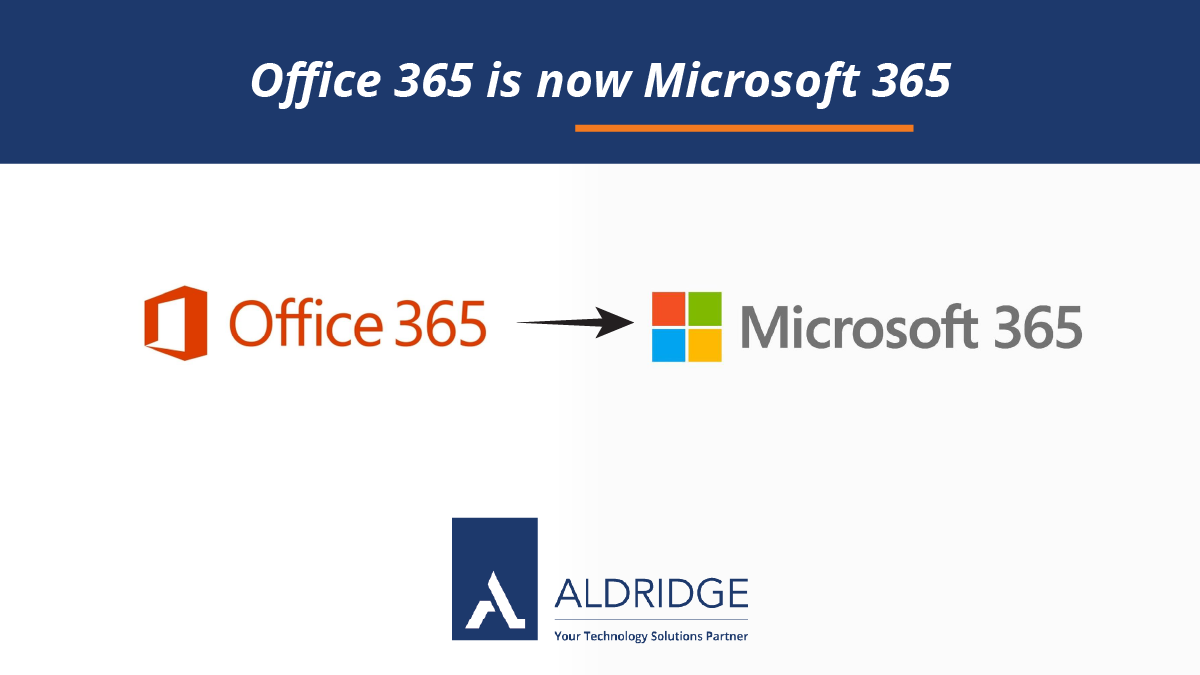 Office 365 name change