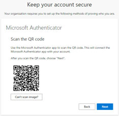 Set up the Microsoft Authenticator Mobile App – Step 3