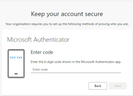Set up the Microsoft Authenticator Mobile App – Step 4