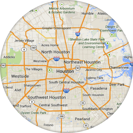 Areas We Serve in the Houston Metro