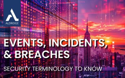 Events, Incidents, and Breaches: Understanding Cybersecurity Terminology