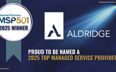Aldridge Named to 2025 MSP 501 List of Top IT Providers