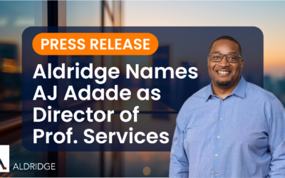 Aldridge Appoints AJ Adade as Director of Professional Services to Drive Operational Excellence